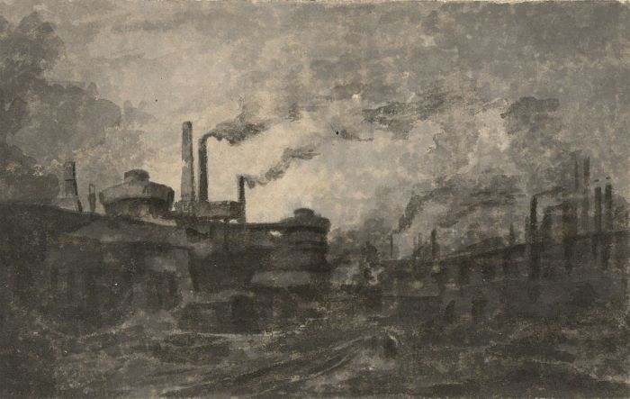 Alexander Blackwood - Late 19th Century Watercolour, Spires that Spin and Toil
