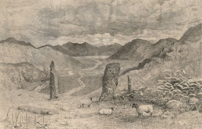 Alexander Blackwood - Late 19th Century Pen and Ink Drawing, Rural Scene