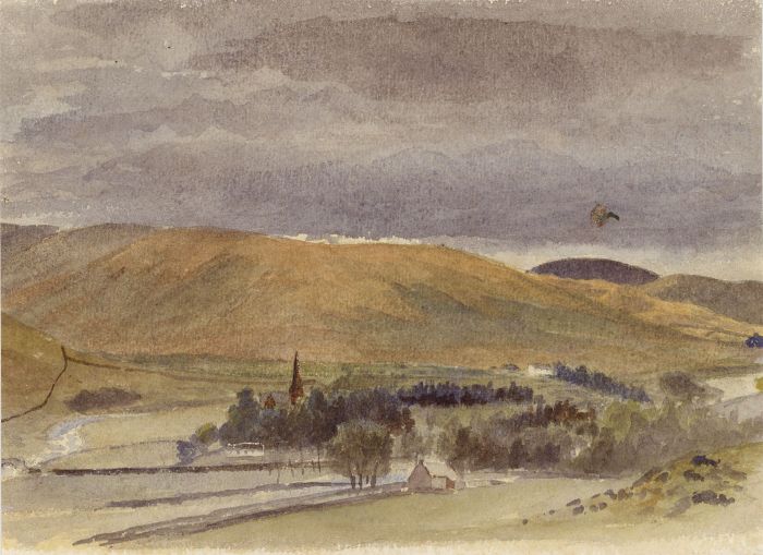 Alexander Blackwood - Late 19th Century Watercolour, Alpine Landscape