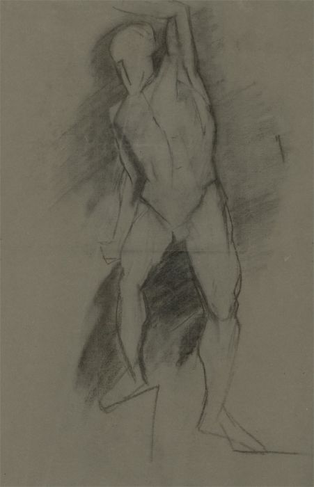 Mid 20th Century Pastel - Figurative Study 