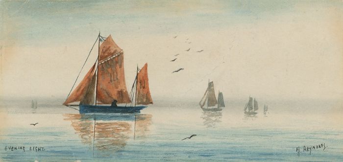 H. Reynolds - 19th Century Watercolour, Evening Light