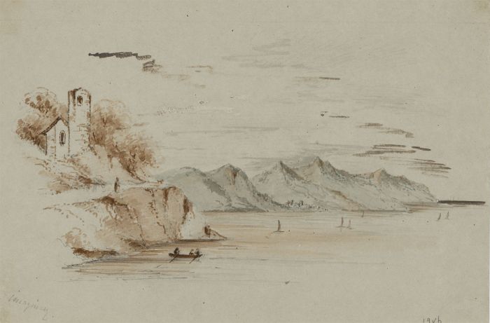 Attributed John Samuel Bowles - Double Sided 19th Century Watercolour, Landscape