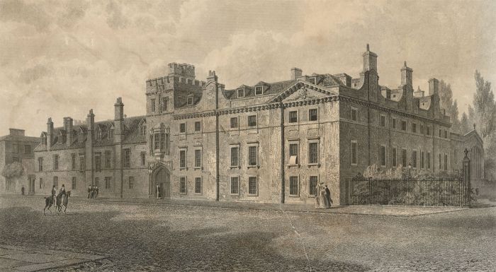 Joseph Skelton - 19th Century Engraving, View of Balliol College, Oxford