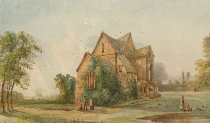 Late 19th Century Watercolour - Rural Landscape with Figures
