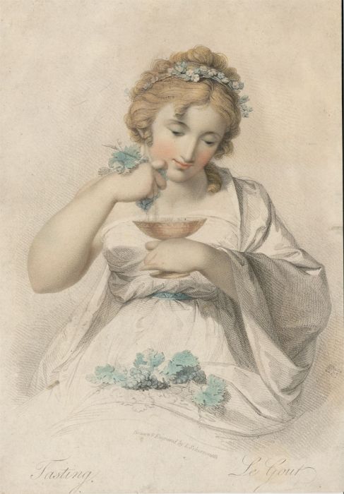 Luigi Schiavonetti (1765-1810) - Early 19th Century Engraving, Tasting Le Gout