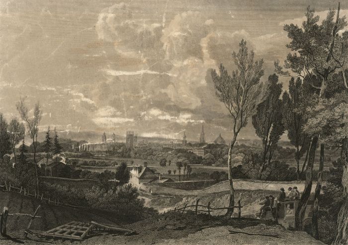 James Basire after JMW Turner RA - Early 19th Century Engraving, View of Oxford
