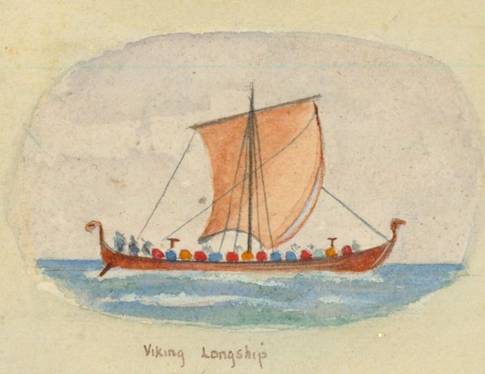 Seven Miniature Late 19th Century Watercolours - Seascapes and Landscapes