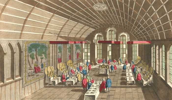 Hand Coloured circa 1790 Engraving - Vue d'Optique
