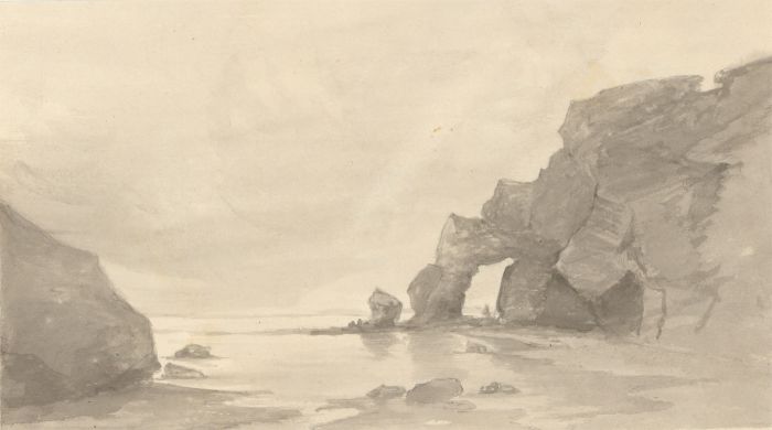 Jean Jacques Haakman - Late 19th Century Watercolour, Rock Formations