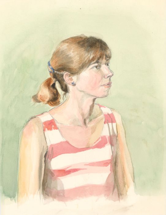 William Bird - Contemporary Watercolour, Elaine