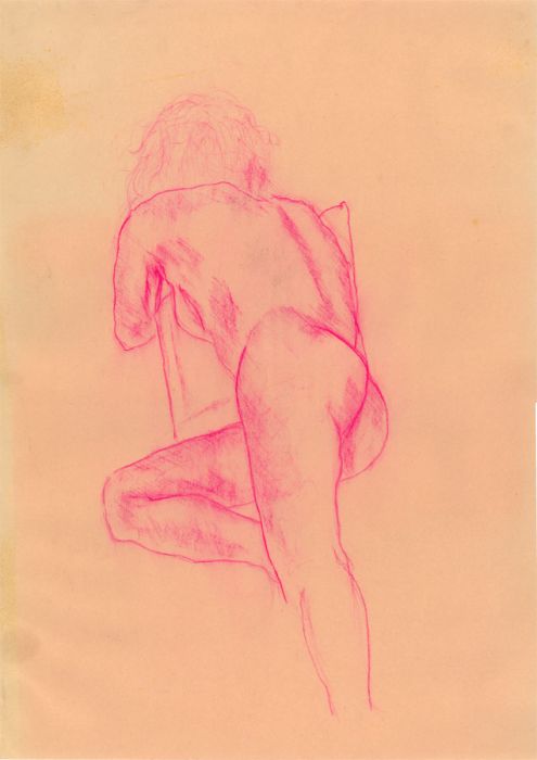 R. H. Whistler - Contemporary Pastel, Nude Study 