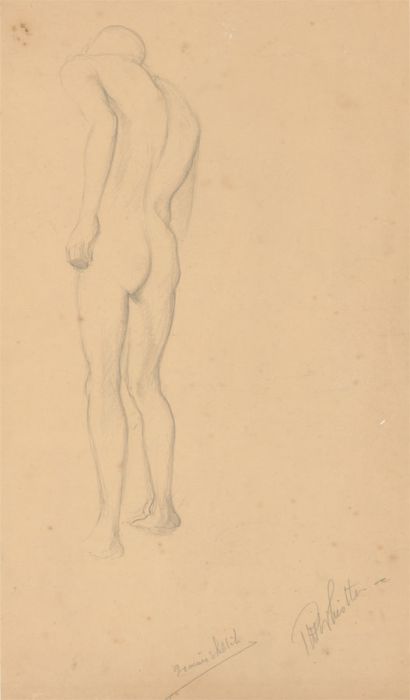 R.H. Whistler - Signed Early 20th Century Graphite Drawing, Studies from Life