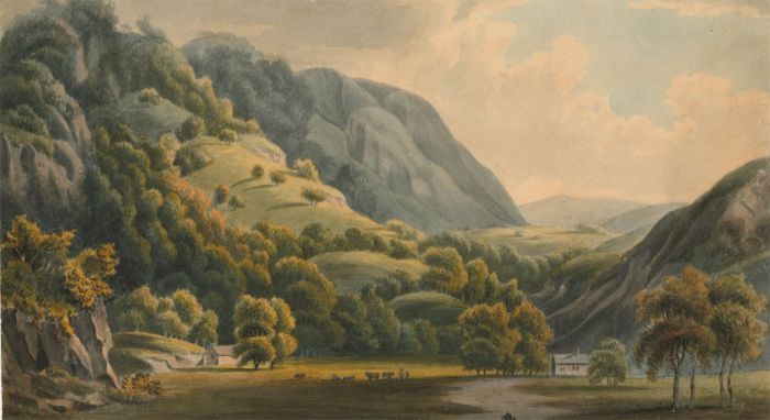 Fine 19th Century Watercolour - Dusk Landscape