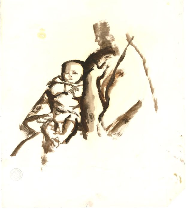 Barbara Dorf - Set of Three Mid 20th Century Studies, Mother and Child