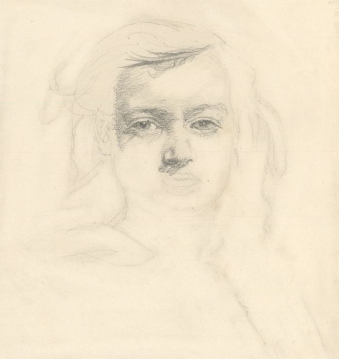 William Robert Hay - Early 20th Century Graphite Drawing, Portrait Study
