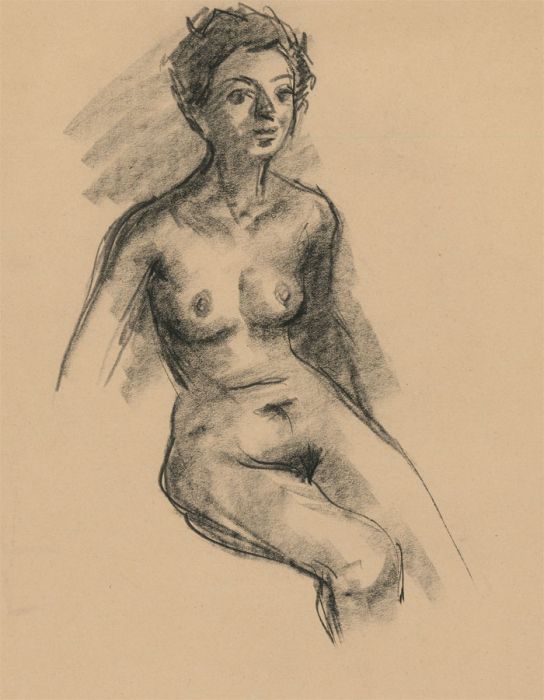 Peter Collins ARCA - Set of 12 c.1970s Pen and Ink Drawings, Female Nude Studies