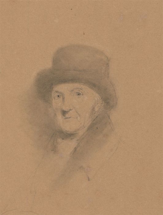 Fine 19th Century Graphite Drawing - Portrait of a Gentleman