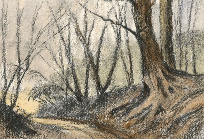 Ronald Birch - Two circa 1970s Pastel, Tree Studies