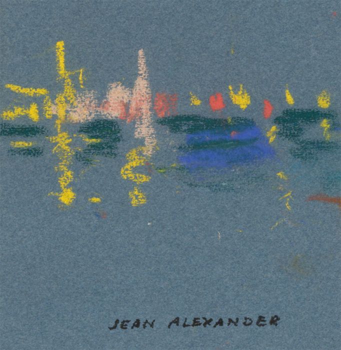 Jean Dryden Alexander (1911-1994) - Set of Three Pastels, Seascapes