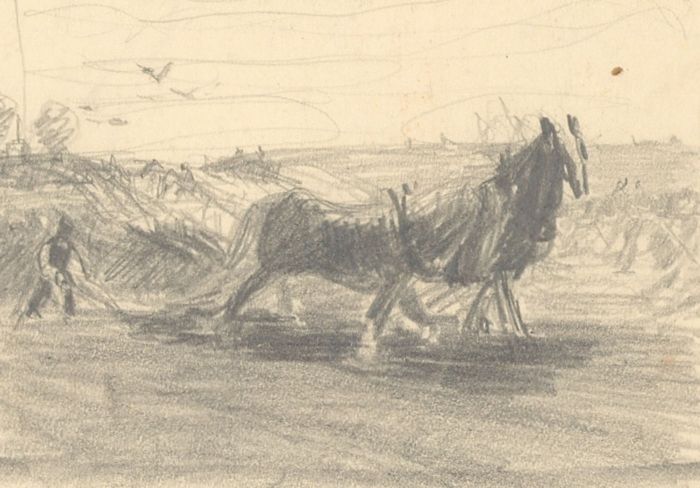 Jean Dryden Alexander (1911-1994) - Set of Five Graphite Drawings, Landscapes
