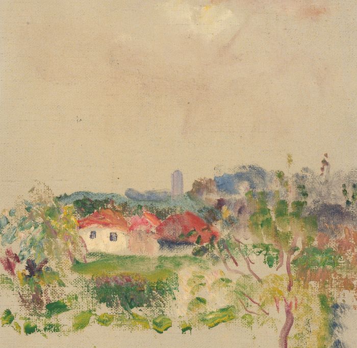 Jean Dryden Alexander (1911-1994) - 1947 Oil, Provence Landscape