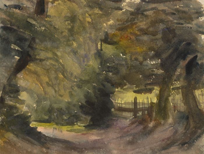 Jean Dryden Alexander (1911-1994) - Signed Watercolour, Woodland Landscape
