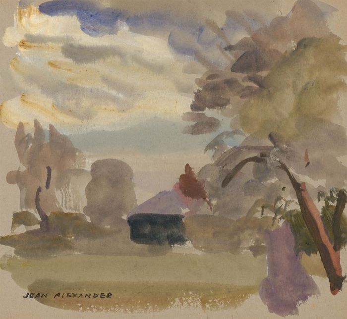 Jean Dryden Alexander (1911-1994) - Mid 20th Century Watercolour, Landscape