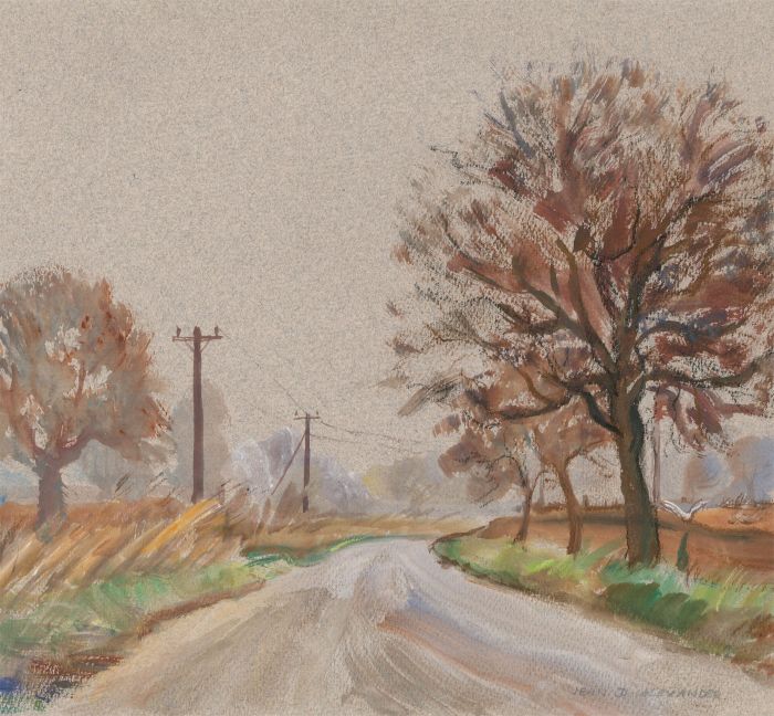 Jean Dryden Alexander (1911-1994) - Signed 1976 Watercolour, Thorpe Abbotts