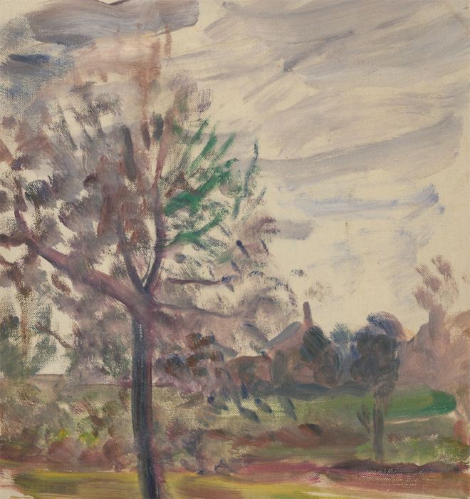 Jean Dryden Alexander (1911-1994) - 1958 Oil, Winters Coming