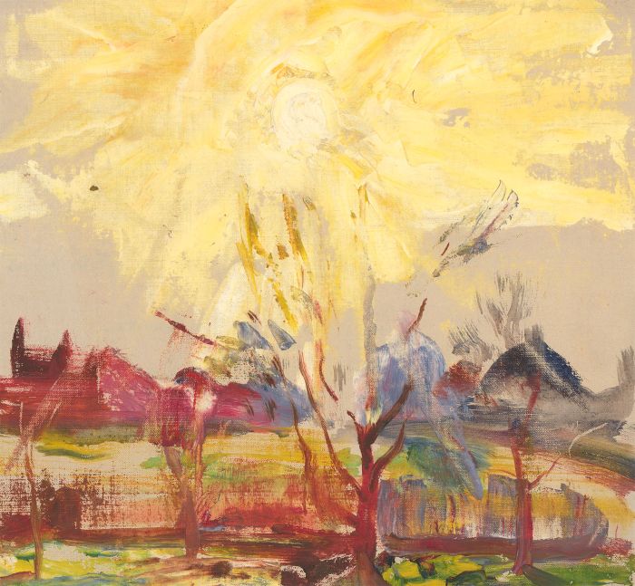 Jean Dryden Alexander (1911-1994) - 1951 Oil, High Sun - Hottest Day of the Year