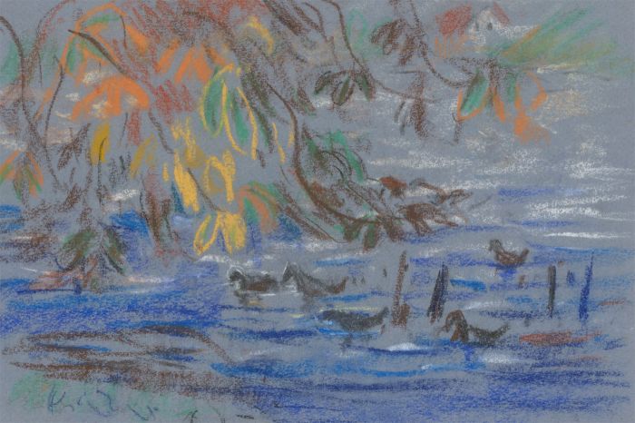 Jean Dryden Alexander (1911-1994) - Six Pastels, Coastal Landscapes
