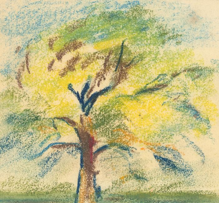 Jean Dryden Alexander (1911-1994) - Three Pastels, Summer Landscapes