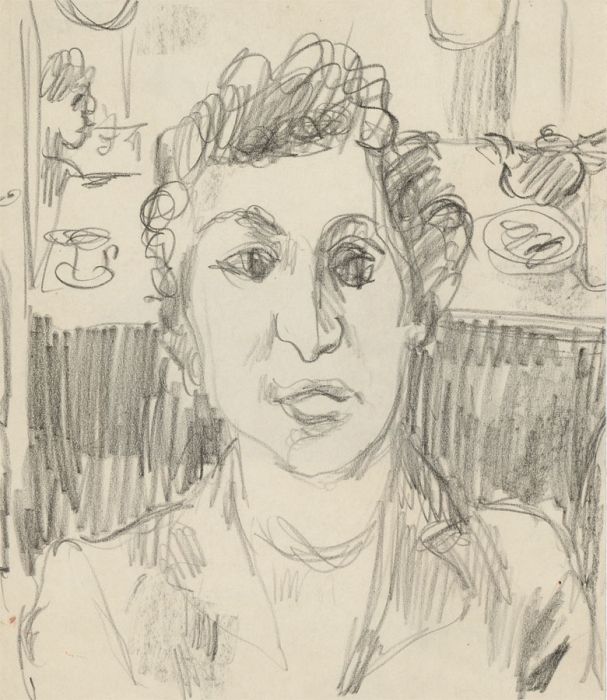 Glyn Morgan (1926-2015) - Graphite Drawing, Portrait of a Man