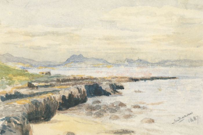 Alexander Blackwood - Signed Late 19th Century Watercolour, Coastal Landscape