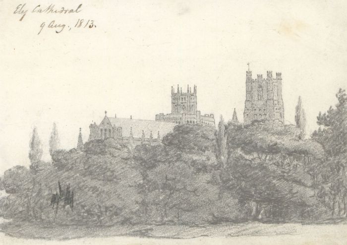 M. S. Jeffs - Set of Four 19th Century Graphite Drawings of English Landscapes