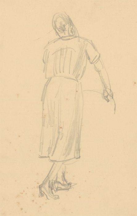 Jean Dryden Alexander (1911-1994) - Set of Two Graphite Drawings, Figure Studies