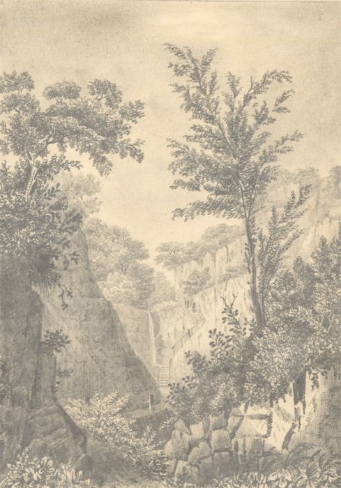 Charlotte Anne - Fine Signed Mid 19th Century Graphite Drawing, Shanklin Chine