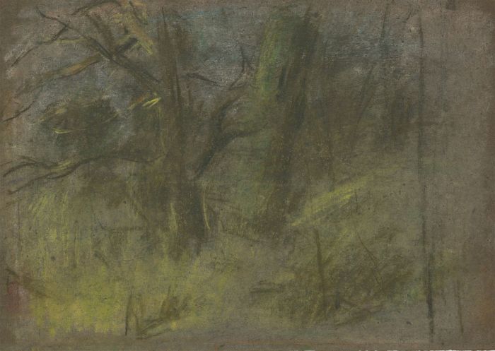 Maurice Feild (1905-1988) - Mid 20th Century Pastel, View of Trees