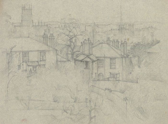 Maurice Feild (1905-1988) - Set of 4 Mid 20th Century Pastels, Landscape Studies