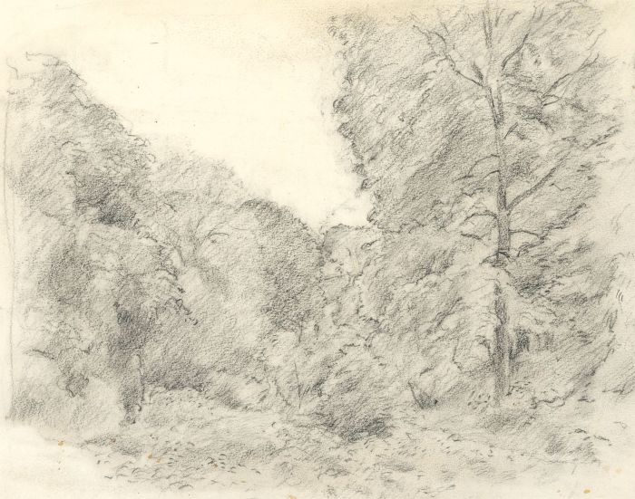 Maurice Feild (1905-1988) - Set of Five Charcoal Drawings, Landscape Studies