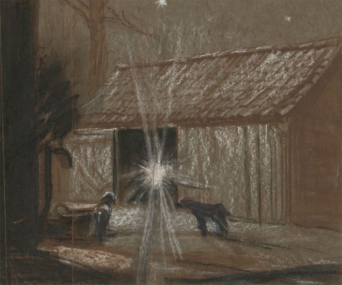 Jean Dryden Alexander (1911-1994) - Two Mid 20th Century Pastel, Night Scenes