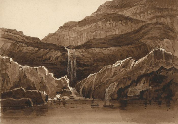 W. Edward Hall - Fine Late 19th Century Watercolour, Rocky Coastline