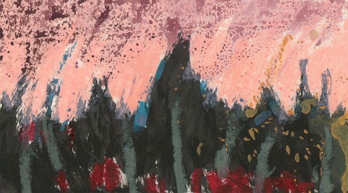 Richard J.S. Young - Signed 2017 Mixed Media, Bora Bora