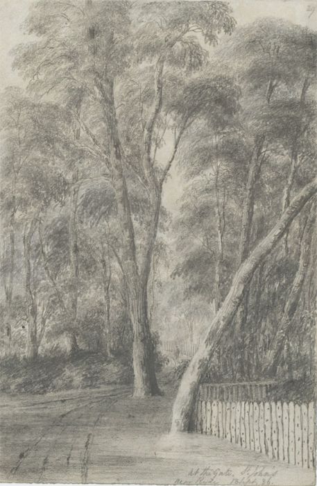 W. Jeffs - Fine 1836 Graphite Drawing, St John's Wood near Ryder