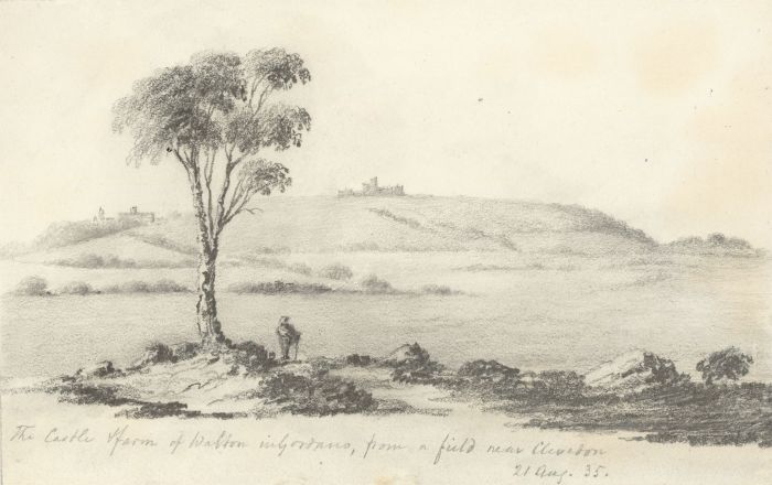 W. Jeffs - Fine 1835 Graphite Drawing, Walton-in-Gordano