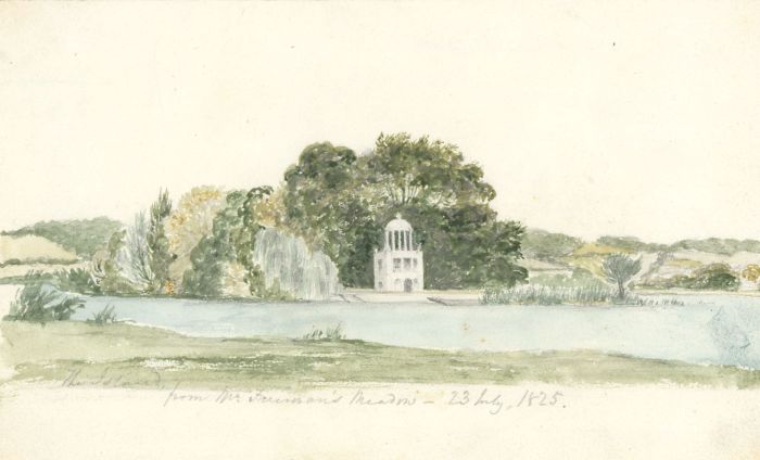 W. Jeffs - Fine 1825 Watercolour, The Island