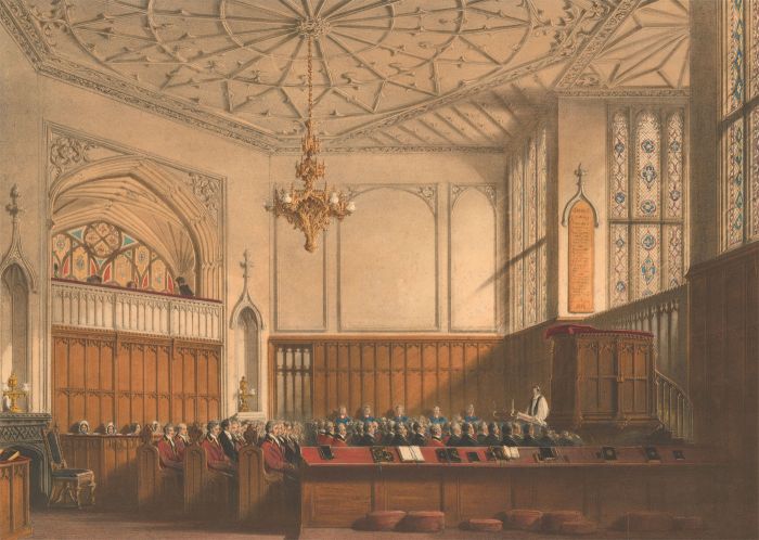 Joseph Nash- 1848 Lithograph, Views of the Interior & Exterior of Windsor Castle