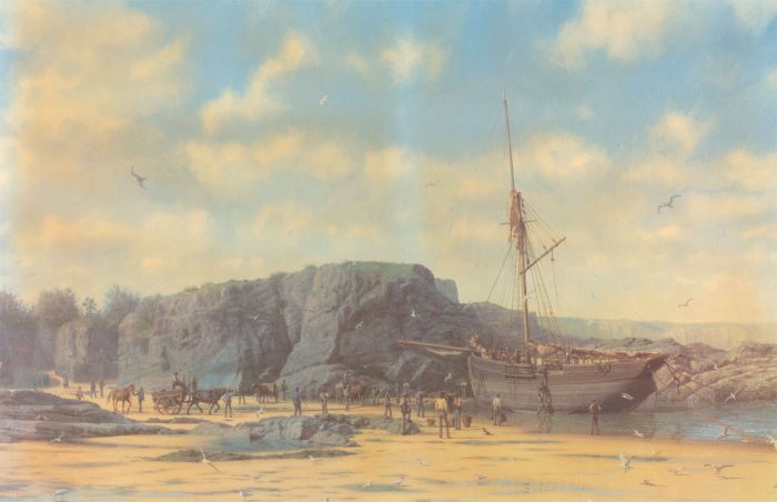 John Russell Chancellor (1925-1984) - Ltd Edition Print, Working the Big Tides