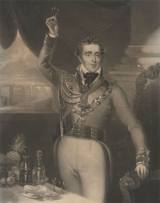 After M.W Sharpe - 19th Century Etching, Health! And Long Life to The King!