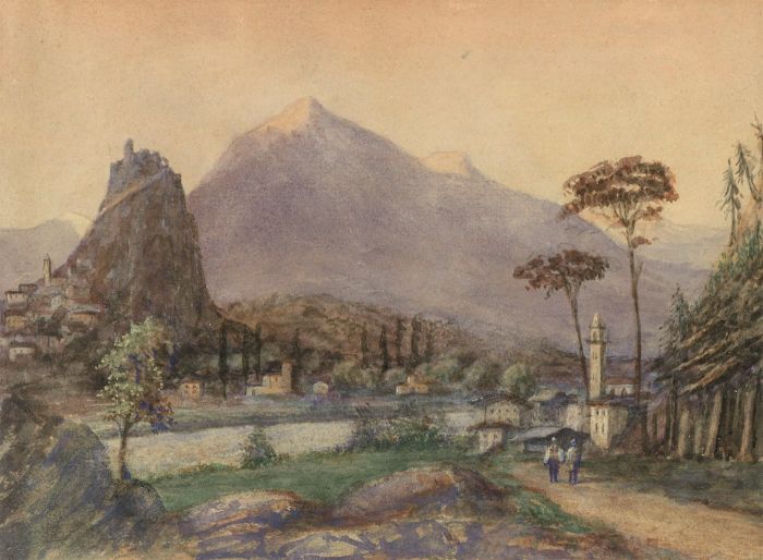 English School 19th Century Watercolour - Middle Eastern Landscape